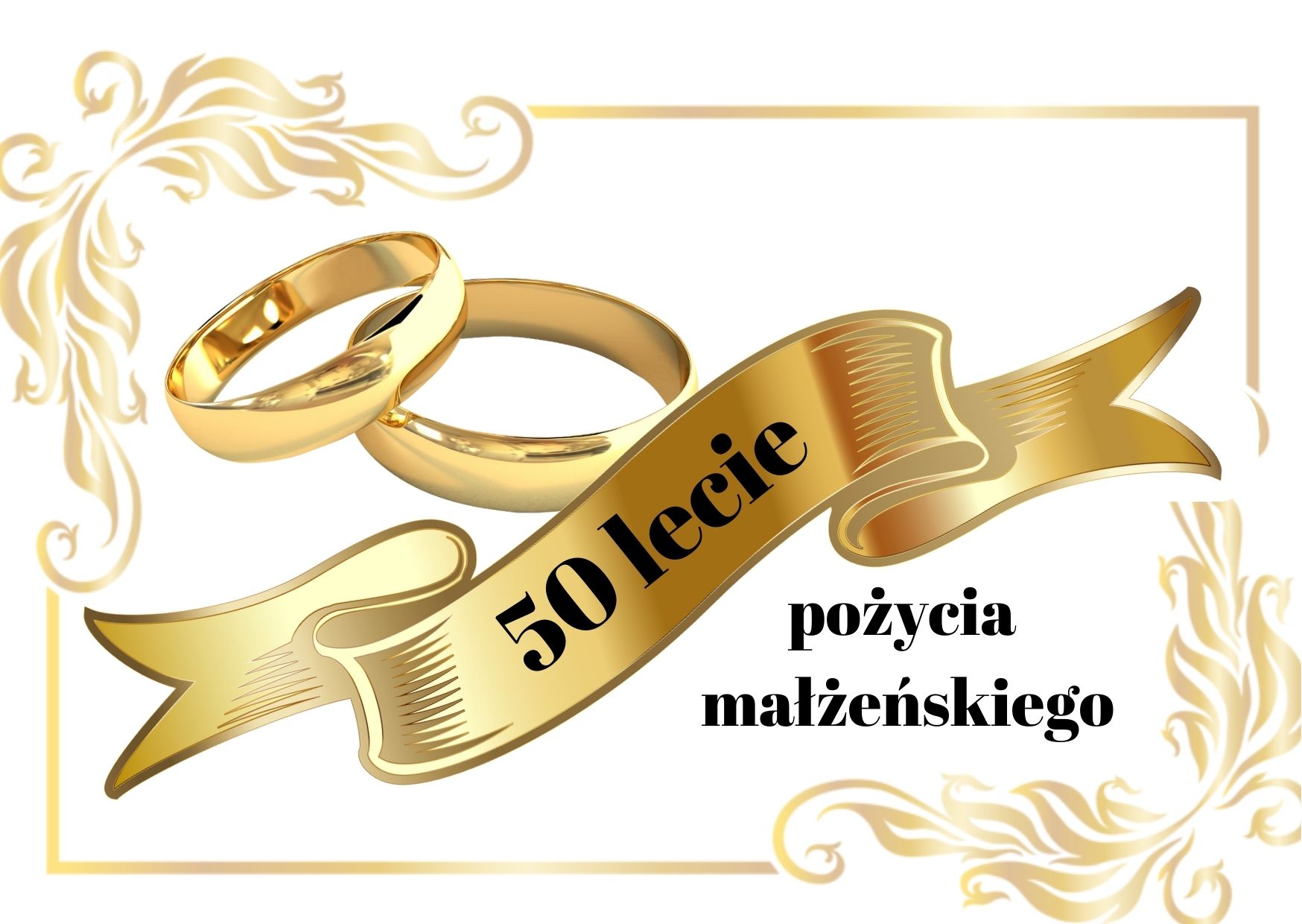 Ilustracja do informacji: Jubileusz 50 – lecia pożycia małżeńskiego